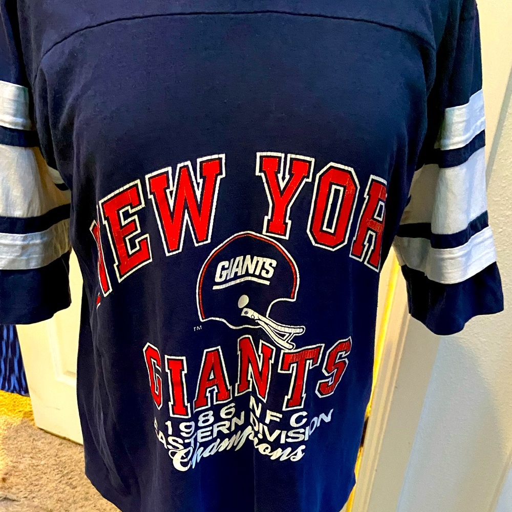 Vintage 1986 NY Giants Champions Shirt